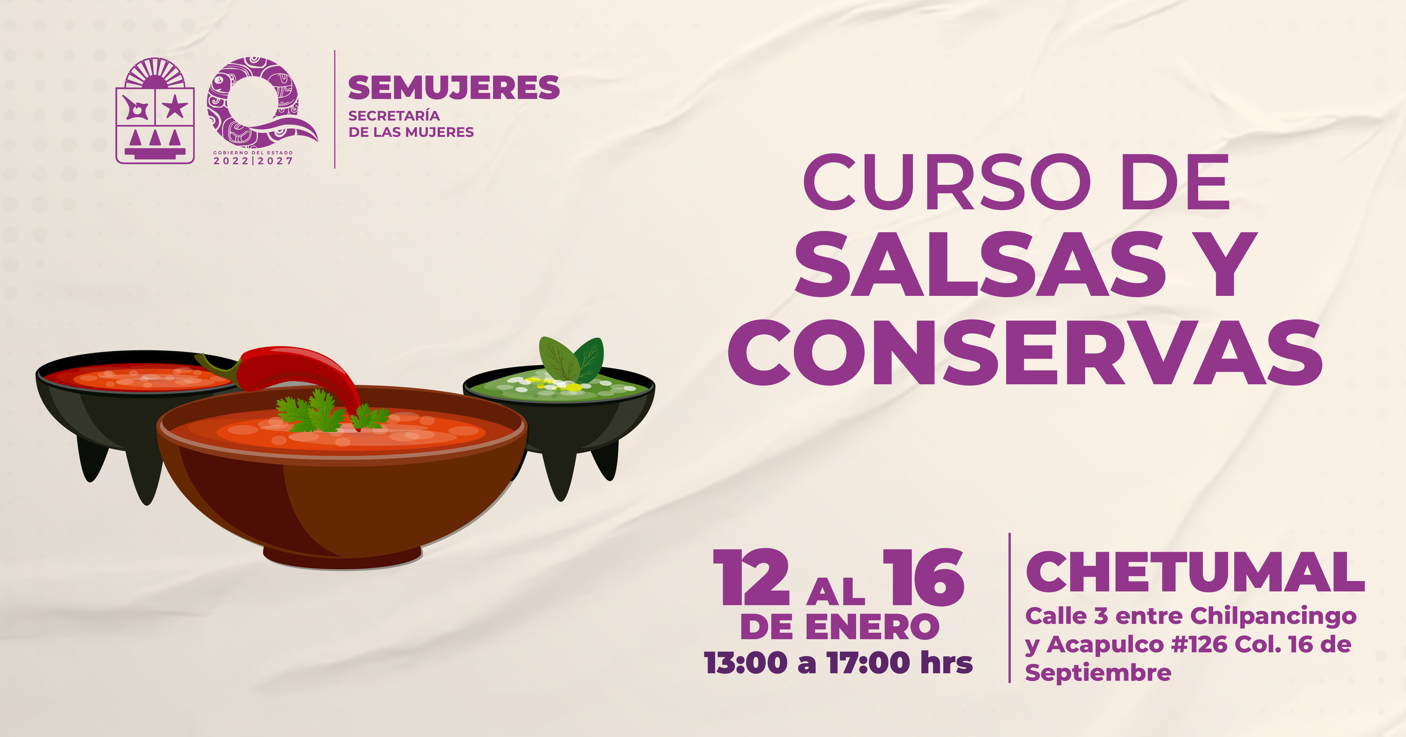 Curso de elaboración de salsas y conservas